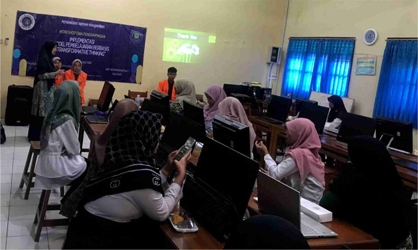 Workshop Implementasi Transformative Learning Model bersama Tim Pengabdian Masyarakat UAD - AnakPanah.id
