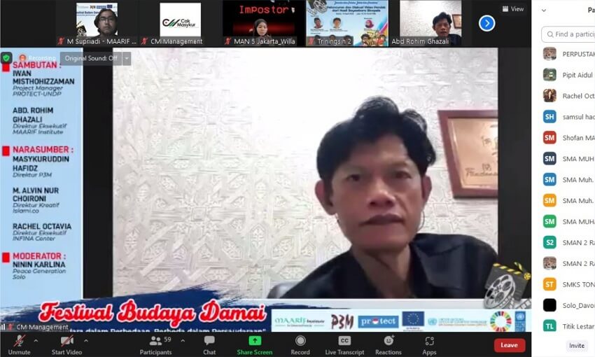 Maarif Institute dan P3M Luncurkan Video Pendek Hasil Sayembara - AnakPanah.id