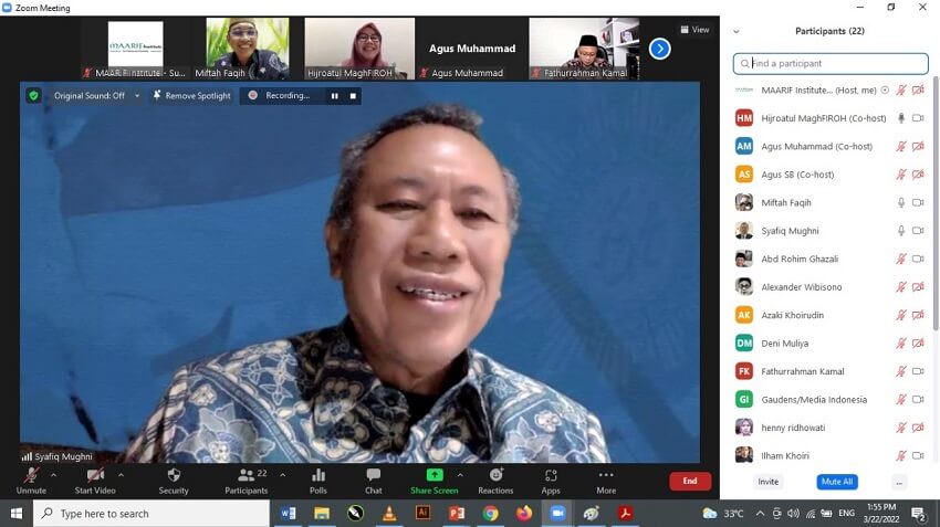 Maarif Institute Selenggarakan Penguatan Strategi Dakwah di Era Digital - AnakPanah.id